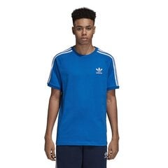 Мужская футболка Adidas 3-stripes, синяя цена и информация | Футболка мужская | pigu.lt