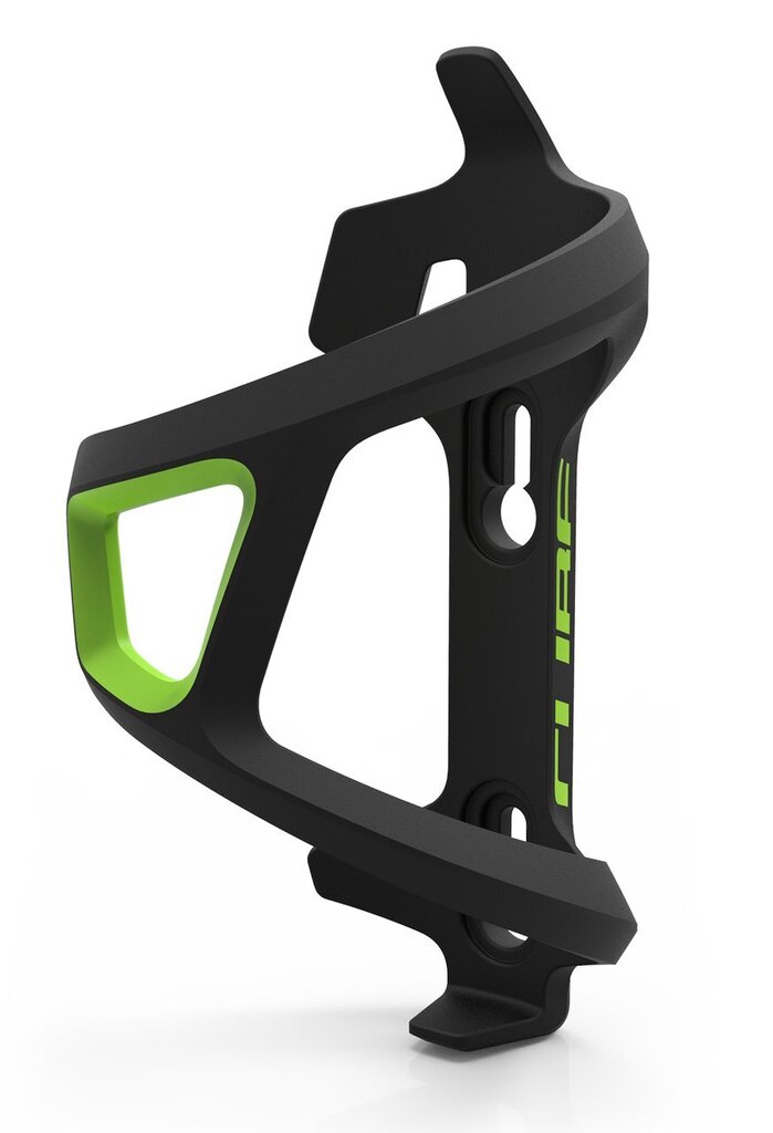 Gertuvės laikiklis dviračiui Cube HPP Left-Hand Sidecage, juodas/žalias kaina ir informacija | Dviračių gertuvės ir gertuvių laikikliai | pigu.lt