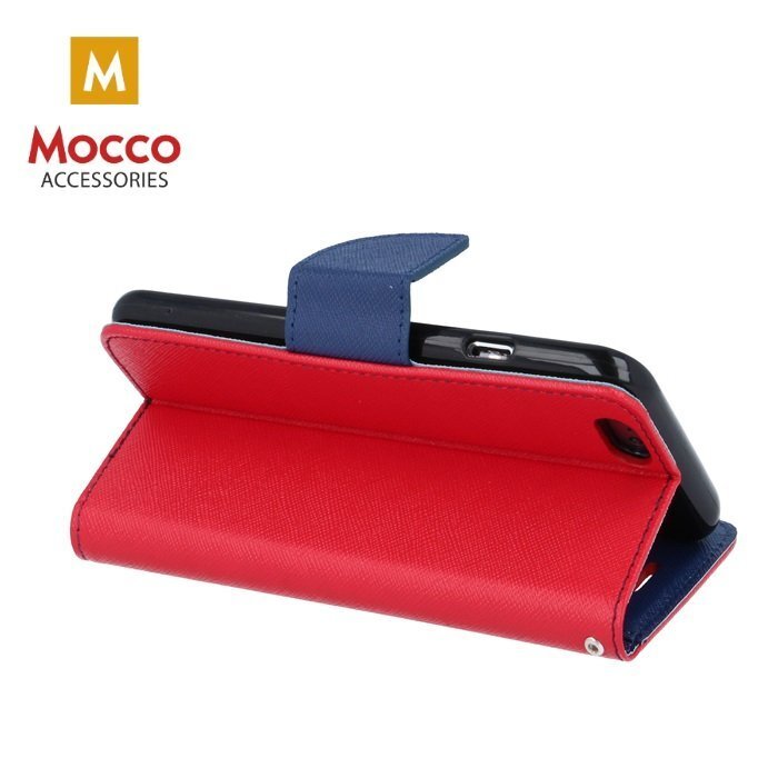 Mocco Fancy Book Case For Xiaomi Pocophone F1 Sarkans - Blue kaina ir informacija | Telefono dėklai | pigu.lt