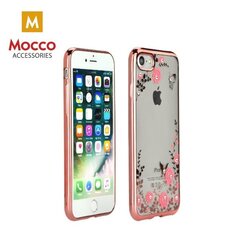 Mocco Electro Diamond Silicone Case for Xiaomi Pocophone F1 Rose - Transparent kaina ir informacija | Telefono dėklai | pigu.lt