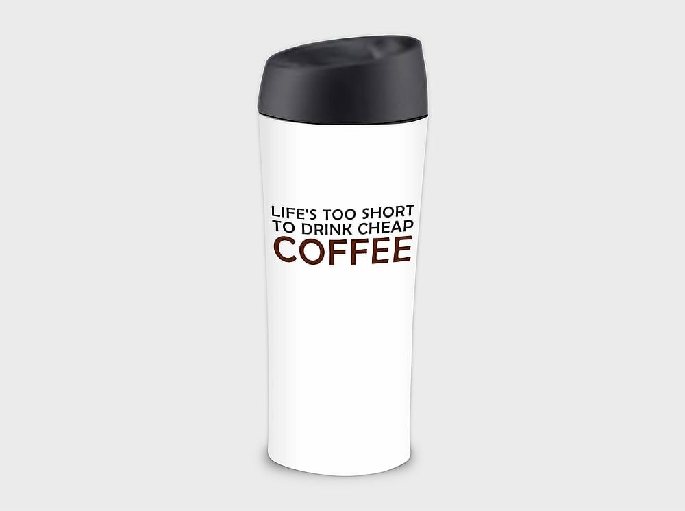 Ambition termo puodelis Happy "Coffee", 400 ml kaina ir informacija | Termosai, termopuodeliai | pigu.lt