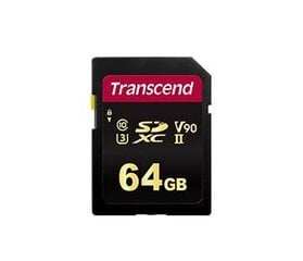 Transcend TS64GSDC700S 64GB kaina ir informacija | Atminties kortelės telefonams | pigu.lt