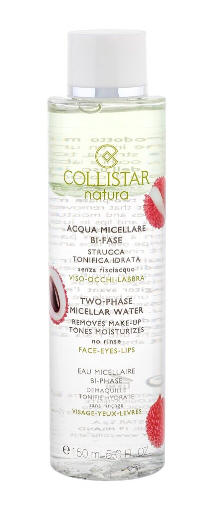 Dvifazis micelinis vanduo Collistar Collistar Micellar Water Detergent Bi-Phase 150 ml цена и информация | Veido prausikliai, valikliai | pigu.lt