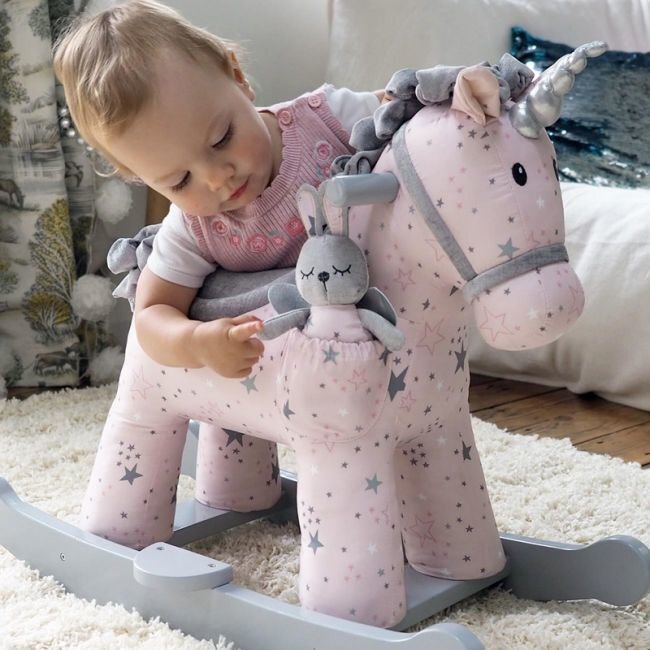 Supamas vienaragis su kiškučiu Celeste & Fae Unicorn kaina ir informacija | Žaislai kūdikiams | pigu.lt