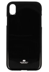 Mercury i-Jelly Back Прочный Силиконовый Чехол для Apple iPhone XR Черный цена и информация | Чехлы для телефонов | pigu.lt