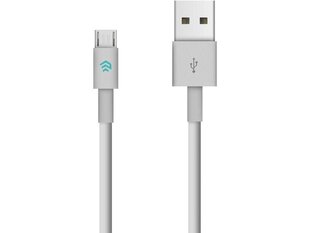 USB кабель Devia Smart microUSB 2 м, белый цена и информация | Кабели для телефонов | pigu.lt
