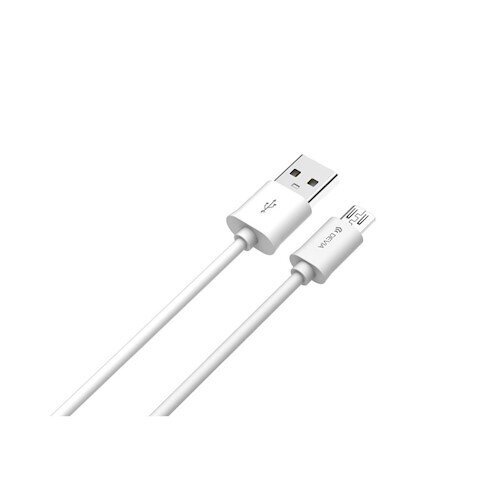 Devia Smart (micro-USB | 2 m) Laidas, Balta цена и информация | Laidai telefonams | pigu.lt