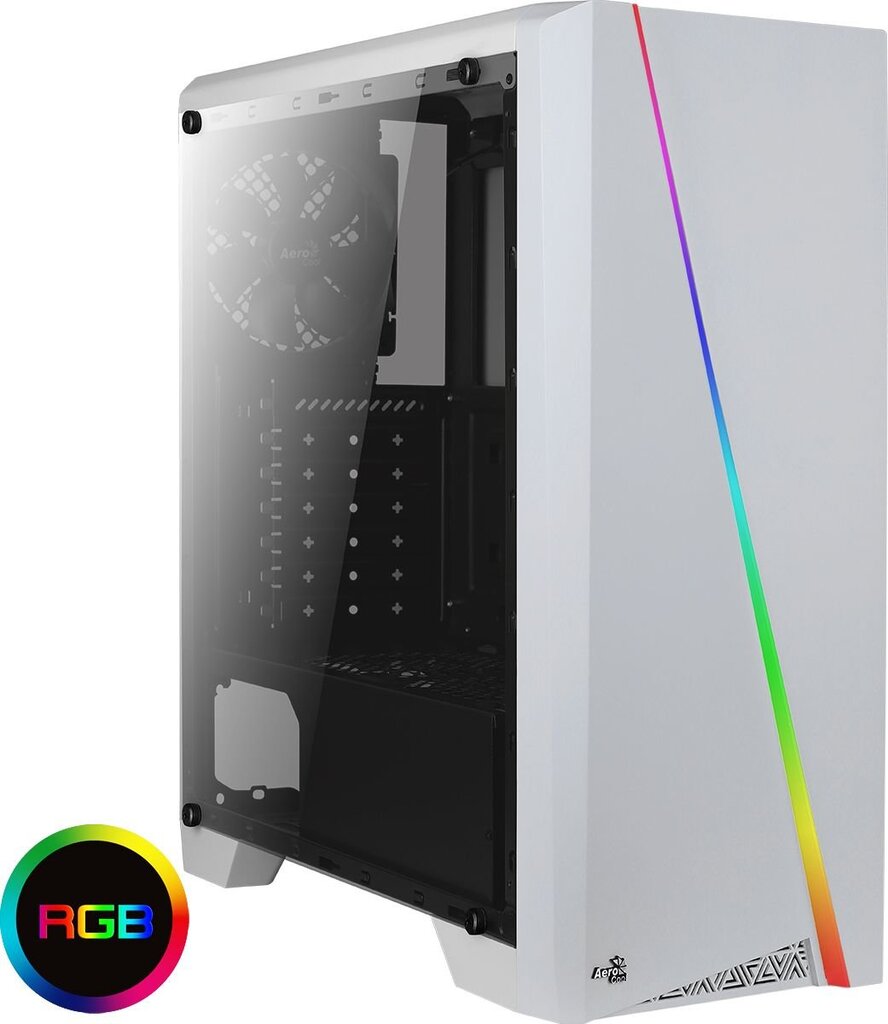 Aerocool Cylon RGB Midi-Tower kaina ir informacija | Korpusai | pigu.lt