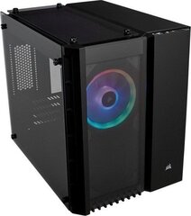 Корпус компьютера Corsair Crystal 280X TG RGB, с окошком, черный (CC-9011135-WW) цена и информация | Корпуса | pigu.lt