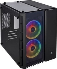 Корпус компьютера Corsair Crystal 280X TG RGB, с окошком, черный (CC-9011135-WW) цена и информация | Корпуса | pigu.lt