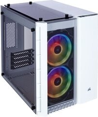 Corsair Crystal 280X TG RGB, su langu, baltas (CC-9011137-WW ) kaina ir informacija | Korpusai | pigu.lt