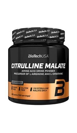 Biotech Citrulline Malate 300 g. kaina ir informacija | Aminorūgštys | pigu.lt
