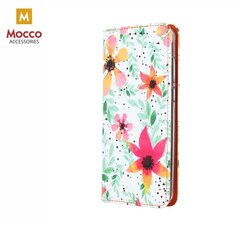 Mocco Smart Trendy Book Case For Xiaomi Redmi Note 5 Pro Flowers kaina ir informacija | Telefono dėklai | pigu.lt