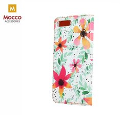 Mocco Smart Trendy Book Case For Xiaomi Redmi Note 5 Pro Flowers kaina ir informacija | Telefono dėklai | pigu.lt