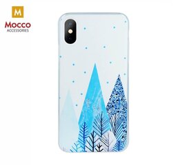 Mocco Trendy Winter Silicone Back Case for Apple iPhone XS / X Forest Winter Motif kaina ir informacija | Telefono dėklai | pigu.lt