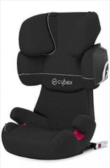 Cybex automobilinė kėdutė Solution X2-Fix, 15-36 kg, Pure Black kaina ir informacija | Autokėdutės | pigu.lt