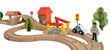 Didelė medinė traukinio ir automobilio lenktynių trasa kaina ir informacija | Žaislai berniukams | pigu.lt
