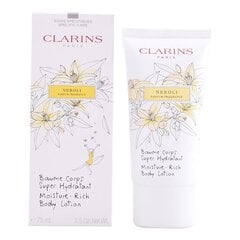 Drėkinamasis kūno losjonas Clarins Moisture Rich Neroli 75 ml kaina ir informacija | Kūno kremai, losjonai | pigu.lt