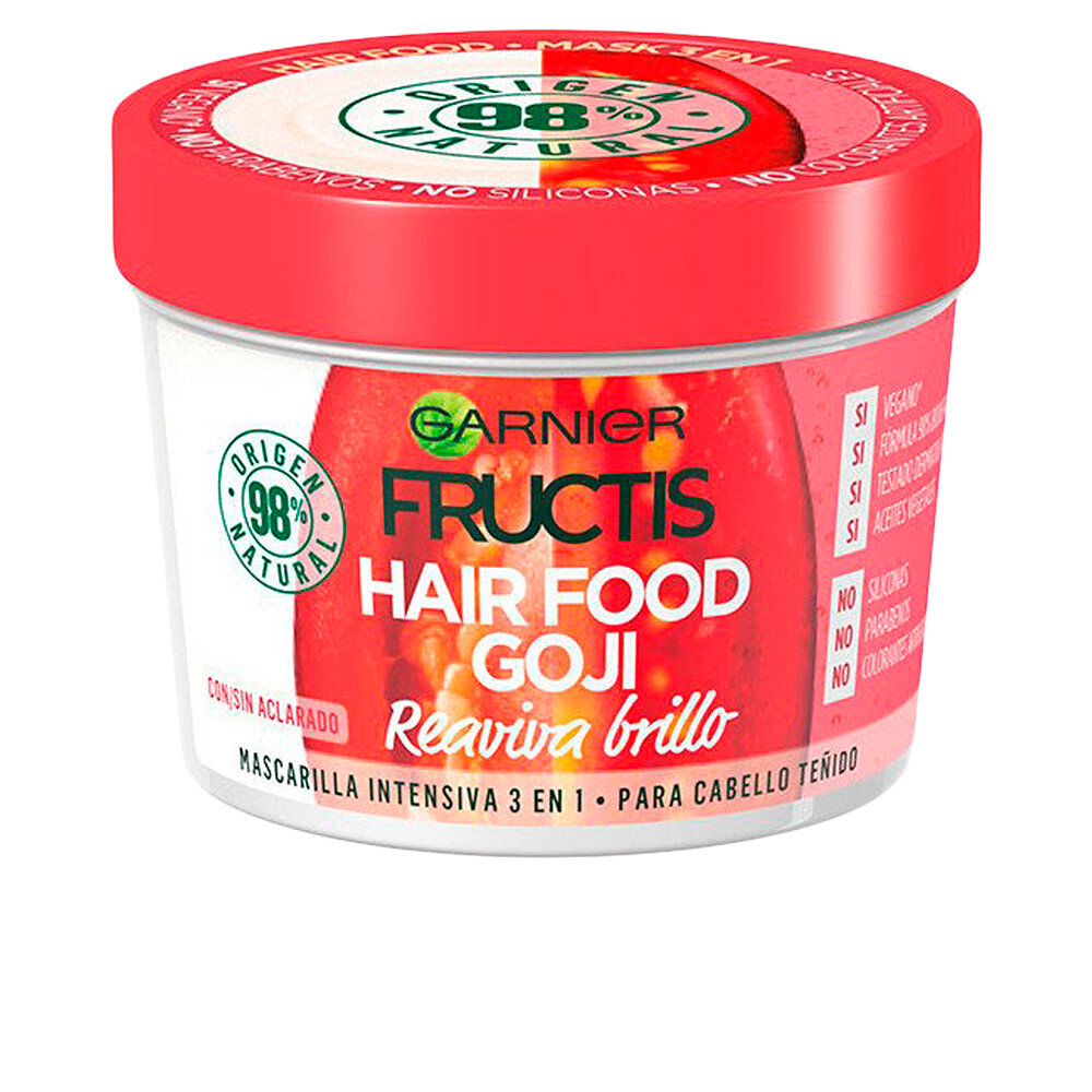 Plaukų kaukė Reaviva Brillo Hair Food Goji Fructis, 390 ml цена и информация | Priemonės plaukų stiprinimui | pigu.lt