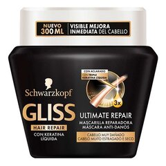 Atkuriamoji plaukų kaukė Schwarzkopf Glis Ultimate Repair, 300 ml kaina ir informacija | Priemonės plaukų stiprinimui | pigu.lt