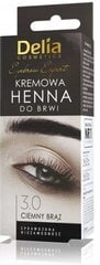 Краска для бровей и ресниц Delia Cosmetics Henna Cream 15 мл, 3.0 Dark Brown цена и информация | Карандаши, краска для бровей | pigu.lt