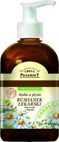 Drėkinantis skystas muilas su ramunėlėmis Green Pharmacy 465 ml kaina ir informacija | Muilai | pigu.lt