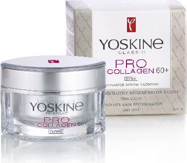 Dieninis veido kremas Yoskine Classic Pro Collagen 60+, 50ml kaina ir informacija | Veido kremai | pigu.lt