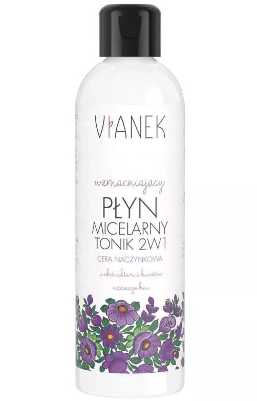 Micelinis vanduo Vianek Fortifying 2-in-1 Micellar Water & Toner, 200 ml kaina ir informacija | Veido prausikliai, valikliai | pigu.lt