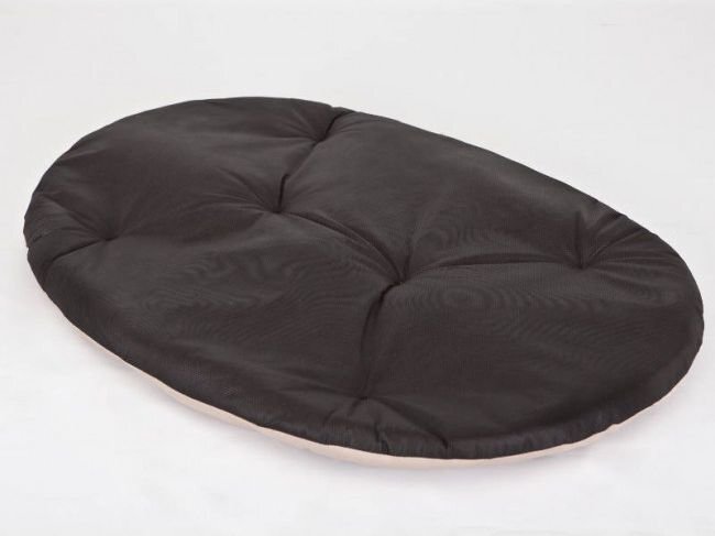 Hobbydog ovali pagalvė Graphite, R1, 41x35 cm kaina ir informacija | Guoliai, pagalvėlės | pigu.lt