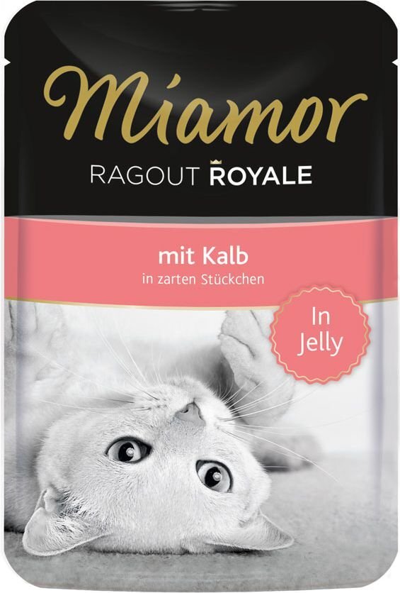 Miamor Ragout Royal su veršiena, kalakutiena, lašiša, 12x100g kaina ir informacija | Konservai katėms | pigu.lt