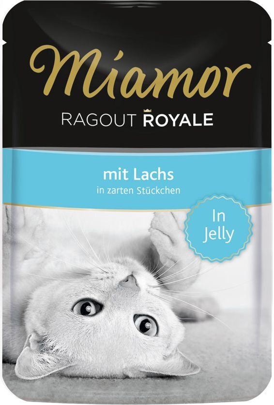 Miamor Ragout Royal su veršiena, kalakutiena, lašiša, 12x100g kaina ir informacija | Konservai katėms | pigu.lt