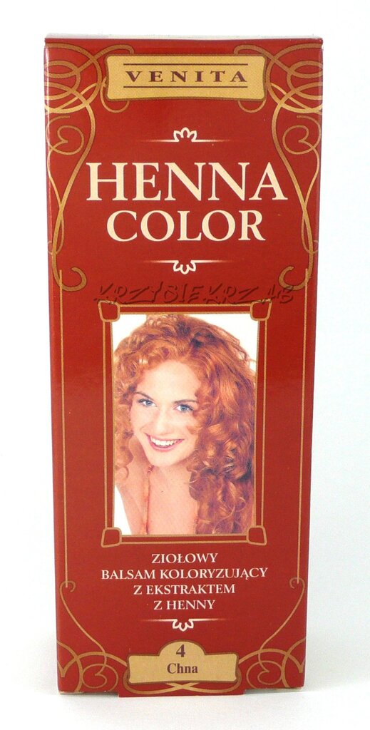 Dažomasis plaukų balzamas Venita Henna Color 75 ml, 4 Chna kaina ir informacija | Plaukų dažai | pigu.lt