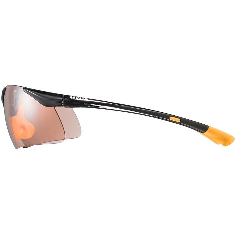 Sportiniai akiniai Uvex Sportstyle 223, juodi/oranžiniai kaina ir informacija | Sportiniai akiniai | pigu.lt