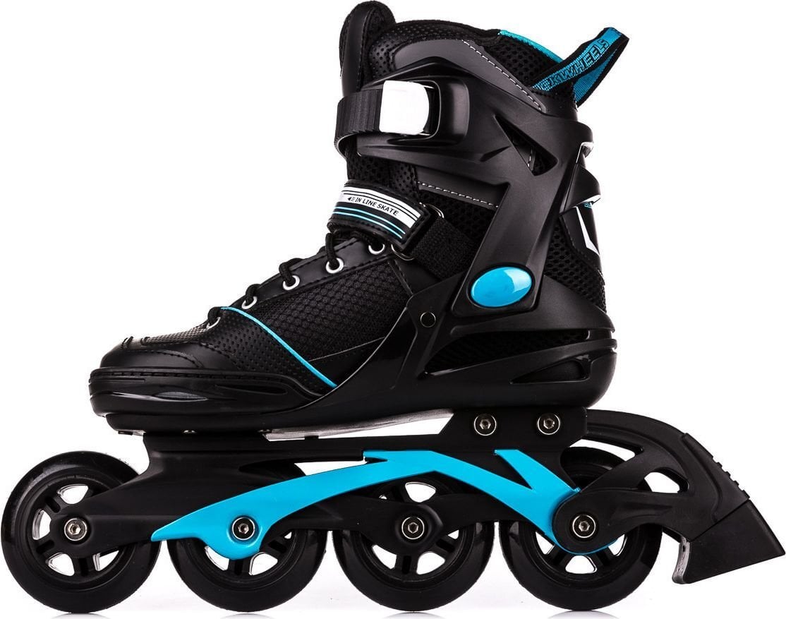 Riedučiai Blackwheels Slalom, juodi/mėlyni kaina ir informacija | Riedučiai | pigu.lt