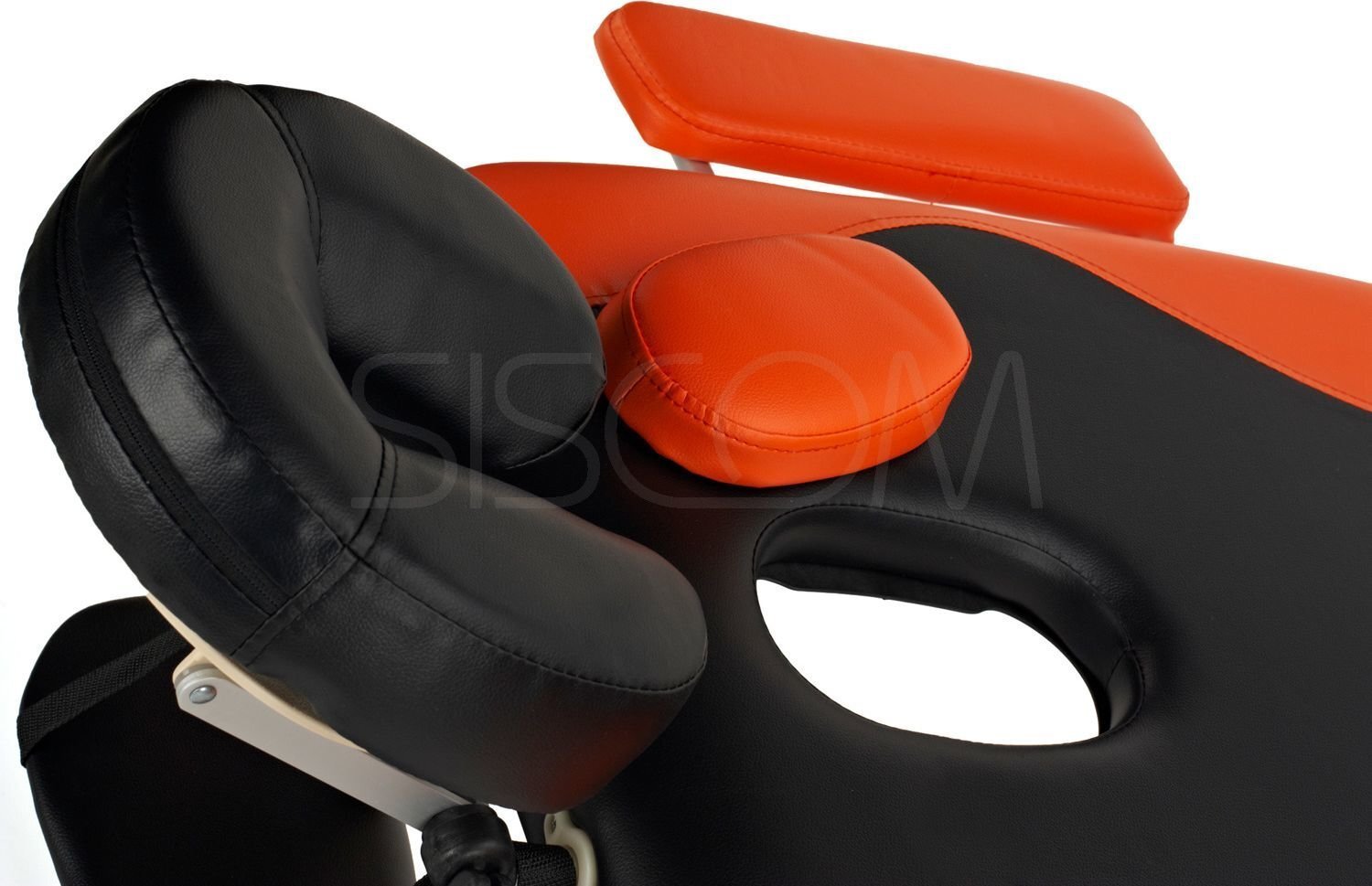 Masažo stalas Bodyfit, juodas/oranžinis kaina ir informacija | Masažo reikmenys | pigu.lt