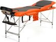 Masažo stalas Bodyfit, juodas/oranžinis kaina ir informacija | Masažo reikmenys | pigu.lt