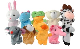 Žaisliukai ant pirštukų "Gyvūnai" kaina ir informacija | Žaislai mergaitėms | pigu.lt