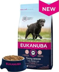 Eukanuba didelių veislių pagyvenusiems šunims su paukštiena, 3 kg kaina ir informacija | Sausas maistas šunims | pigu.lt