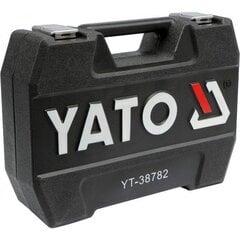 Набор инструментов Yato 1/4 "1/2" (YT-38782), 72 шт. цена и информация | Механические инструменты | pigu.lt