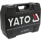 Įrankių rinkinys Yato 1/4" 1/2" (YT-38782), 72 vnt. kaina ir informacija | Mechaniniai įrankiai | pigu.lt