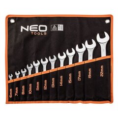 Набор комбинированных ключей Neo 6-22 мм (09-752), 12 шт. цена и информация | Механические инструменты | pigu.lt