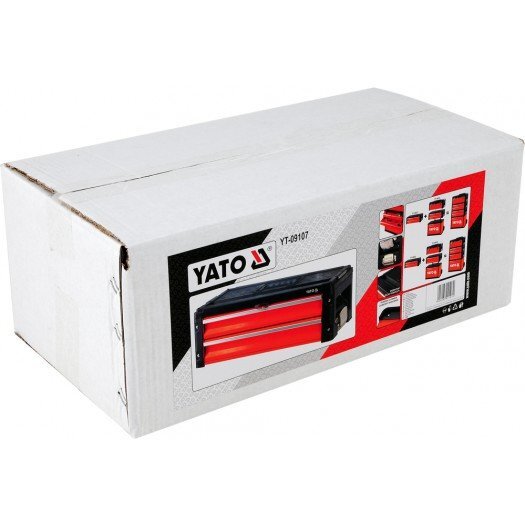 Įrankių dėžė Yato YT-09107 kaina ir informacija | Įrankių dėžės, laikikliai | pigu.lt