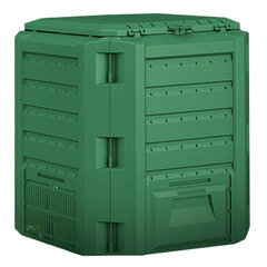 Компостная коробка Biocompo IKST380Z, 380 л цена и информация | Уличные контейнеры, контейнеры для компоста | pigu.lt
