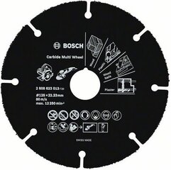 Универсальный отрезной диск для древесины и металла Bosch Ø125 mm цена и информация | Шлифовальные машины | pigu.lt