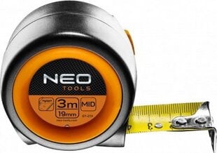 Neo Tools ruletė, 3 m kaina ir informacija | Mechaniniai įrankiai | pigu.lt