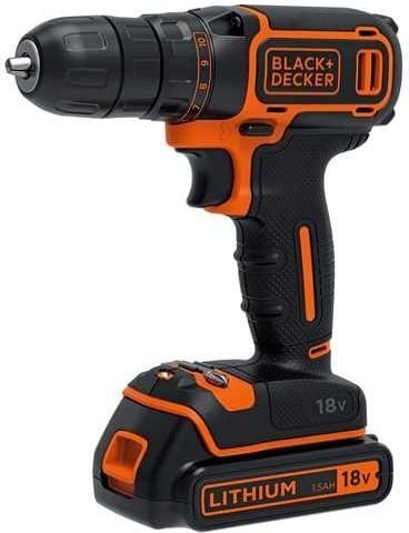 Black&Decker suktuvas – gręžtuvas 18V kaina ir informacija | Suktuvai, gręžtuvai | pigu.lt