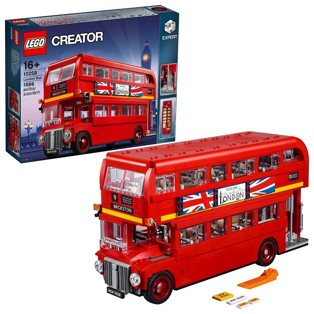 10258 LEGO® Creator Expert Londono autobusas цена и информация | Konstruktoriai ir kaladėlės | pigu.lt