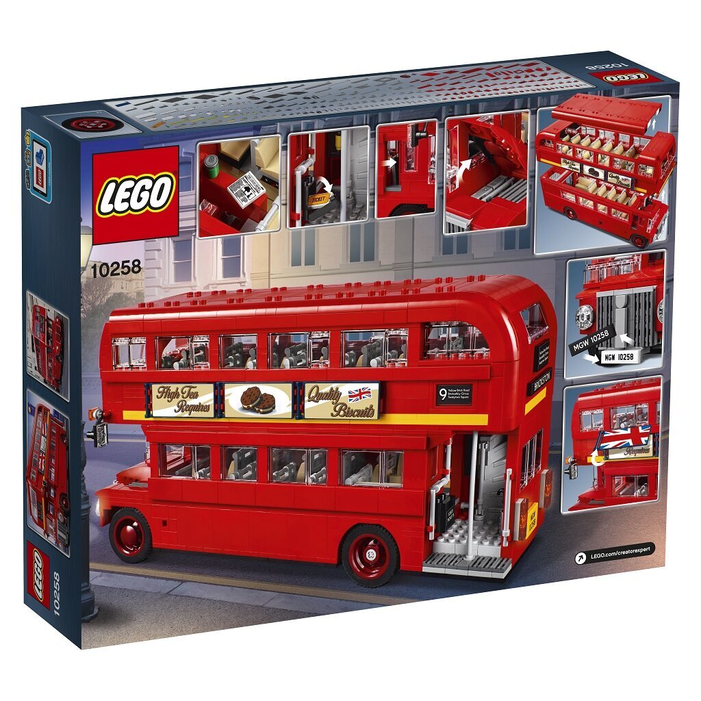 10258 LEGO® Creator Expert Londono autobusas kaina ir informacija | Konstruktoriai ir kaladėlės | pigu.lt