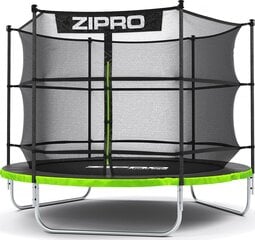 Батут ZIPRO 8FT, 252 см, с внутренней защитной сеткой и сумкой для обуви  цена и информация | Batutai | pigu.lt