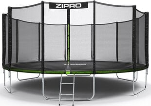 Батут Zipro 16FT, 496 см, с наружной защитной сеткой и мешочком для обуви цена и информация | Батуты | pigu.lt